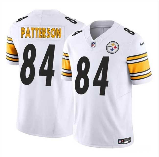 Men & Women & Youth Pittsburgh Steelers #84 Cordarrelle Patterson White 2024 F.U.S.E Vapor Untouchable Limited Football Stitched Jersey